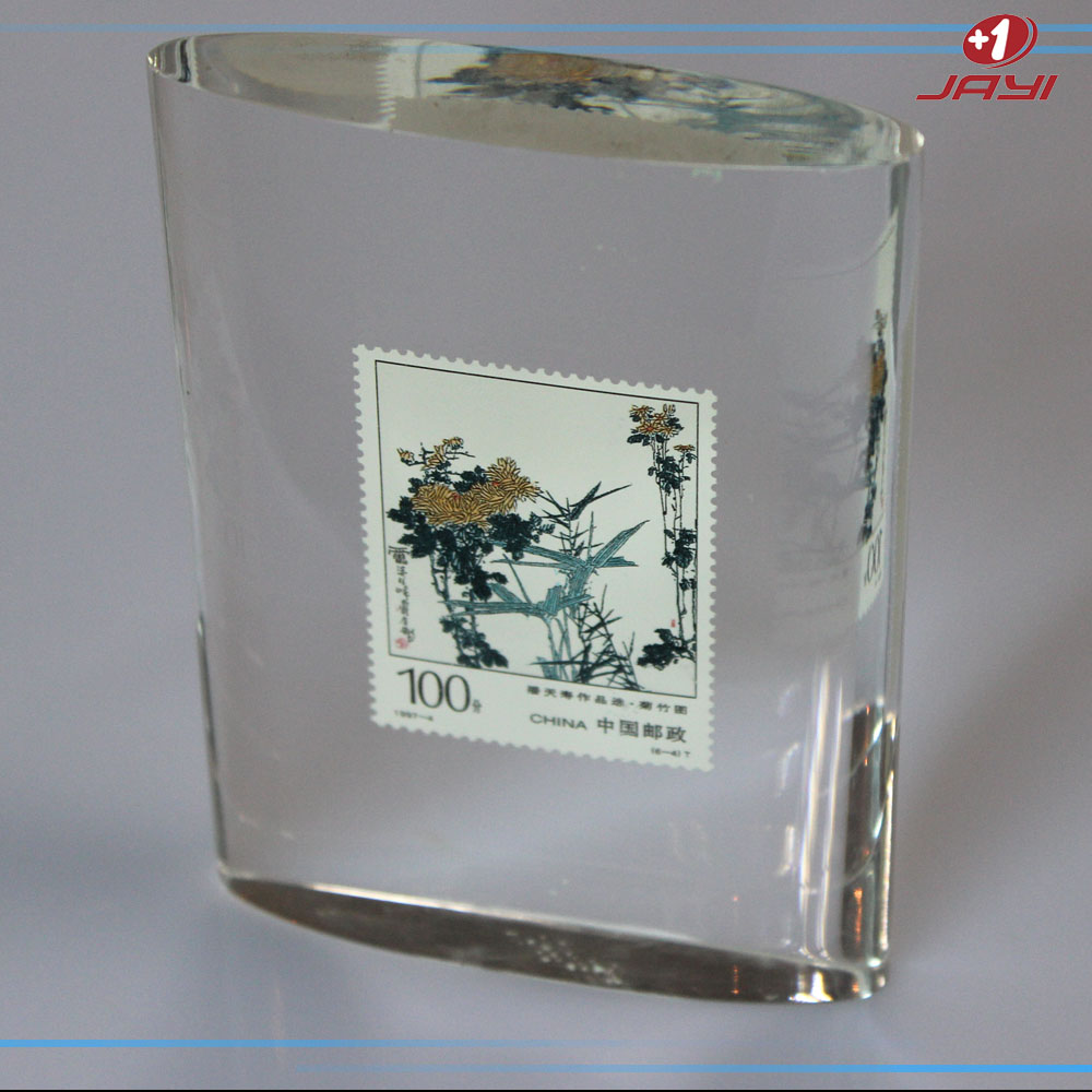 亞克力紙鎮 郵票