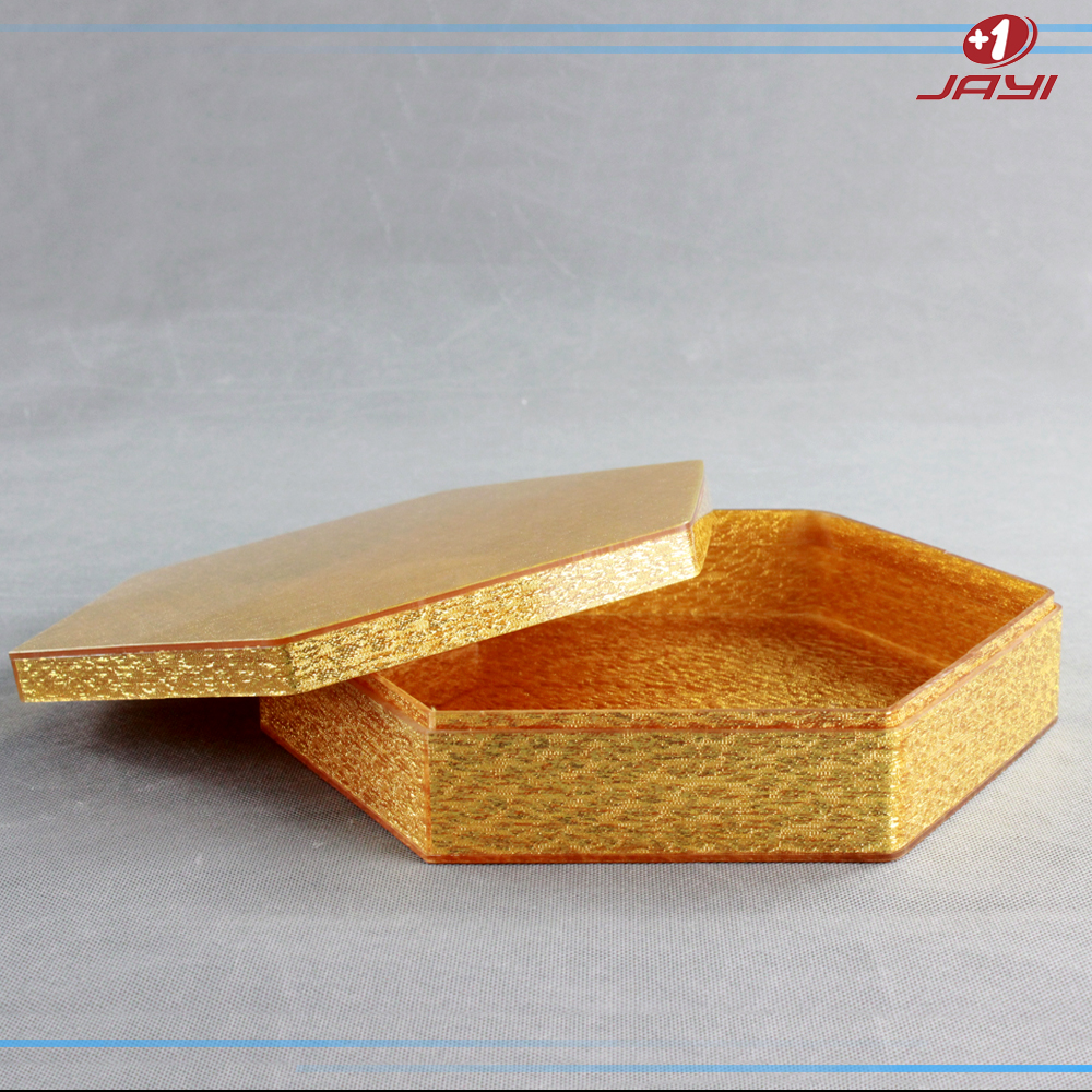 Bookeen organic glass octagonal box